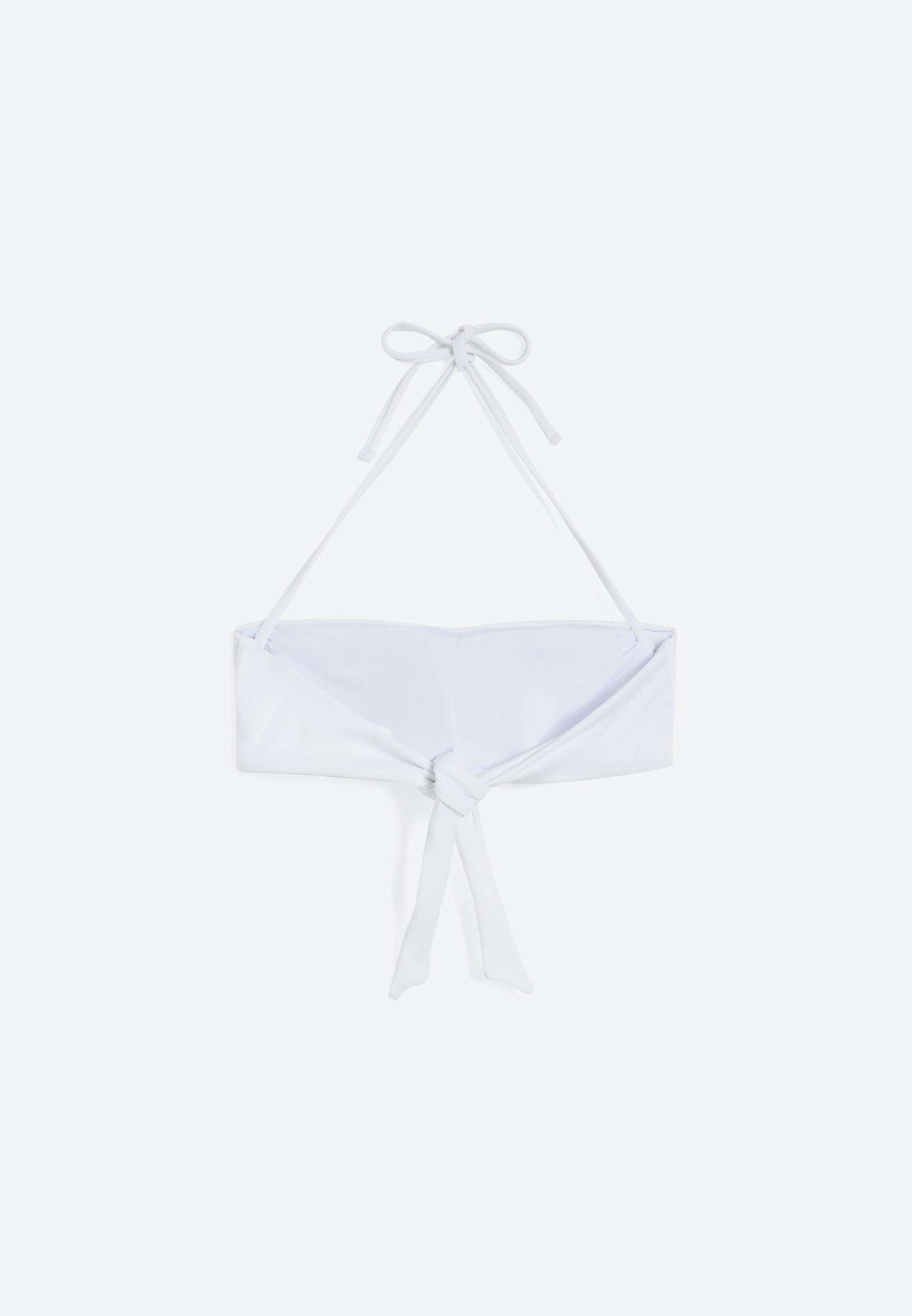 Bandeau-Bikinioberteil mit Freddy Logo - WHITE
