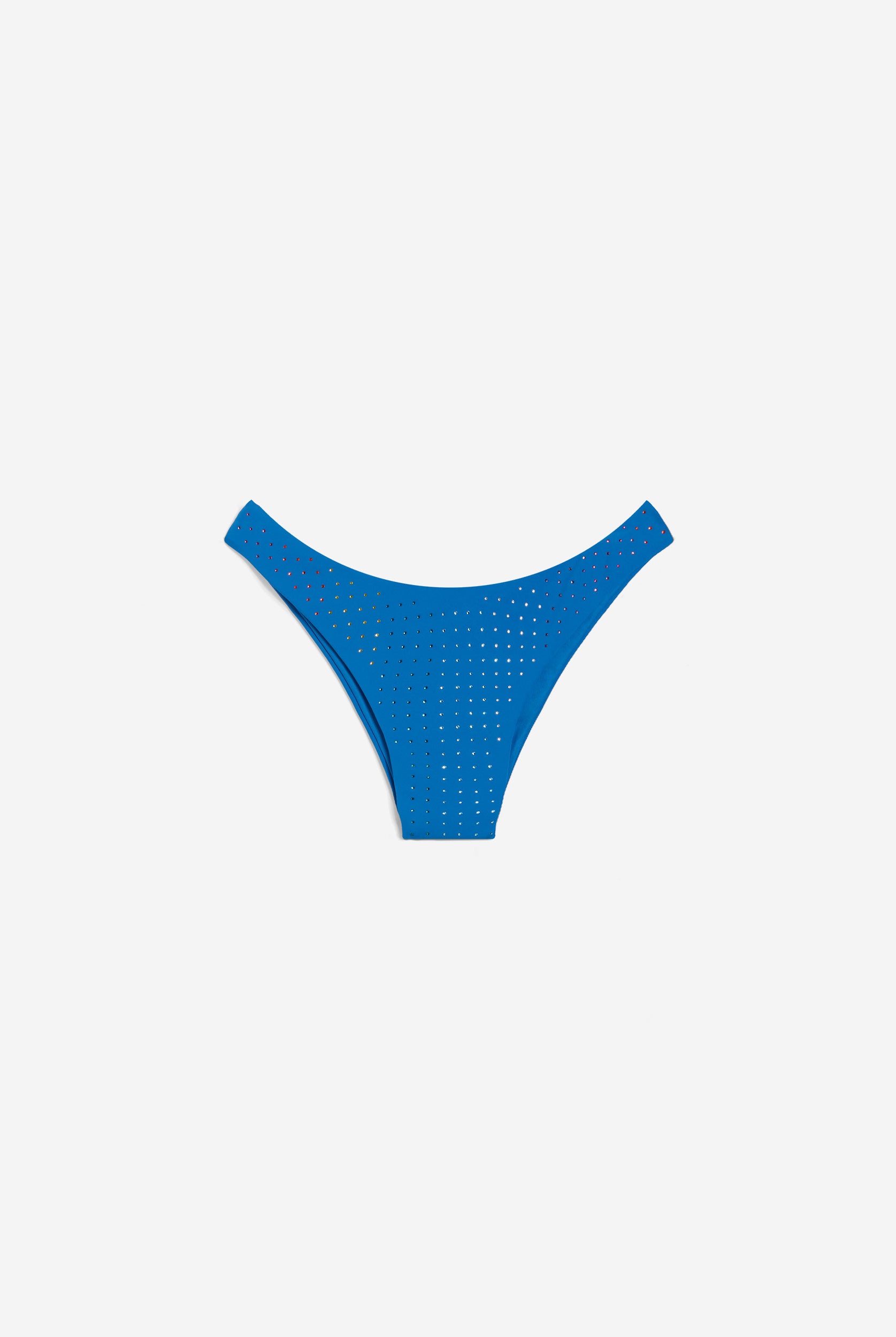 Bikinihose mit Strassverzierung - BLUE