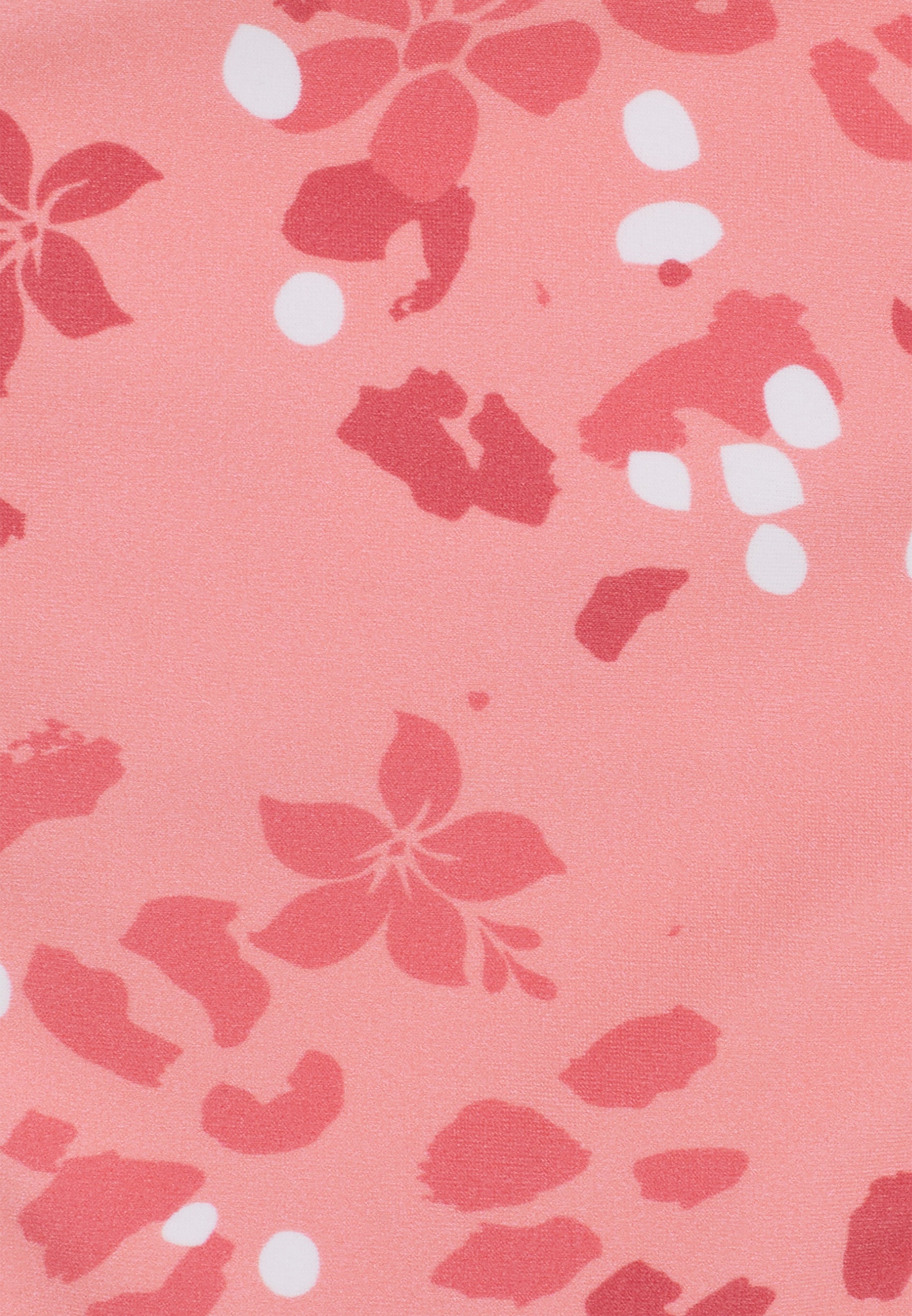 String-Bikinihose mit Blumenmuster - CORAL