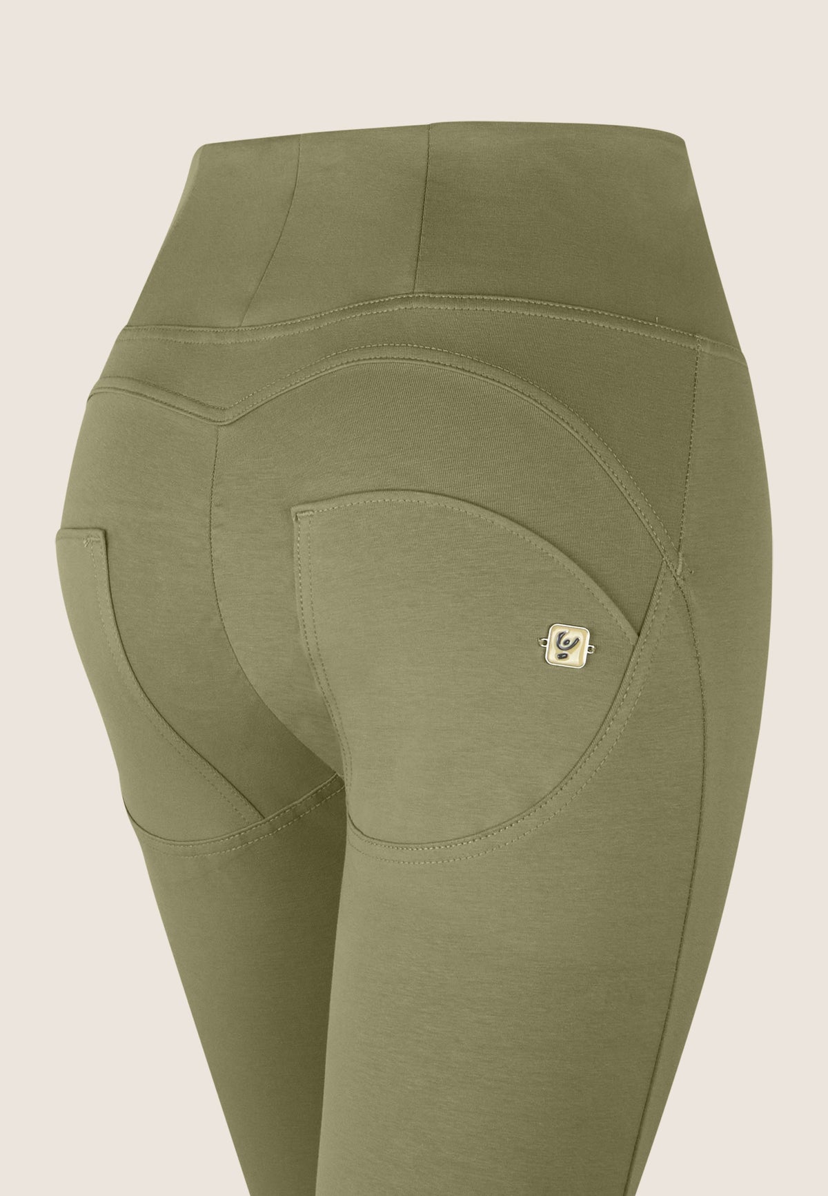 WR.UP Push-Up High Waist Skinny Pants - Four Leaf Clover Green