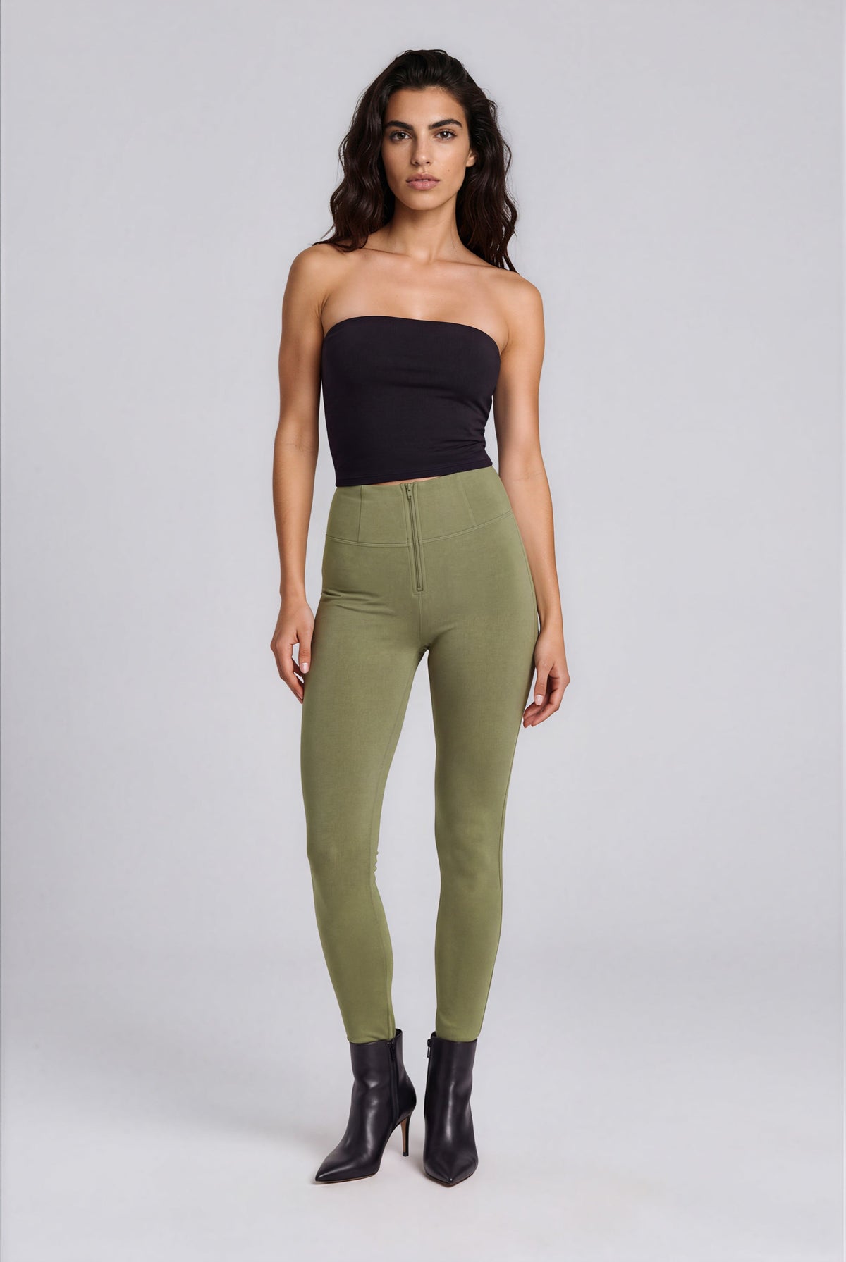 WR.UP Push-Up High Waist Skinny Pants - Four Leaf Clover Green