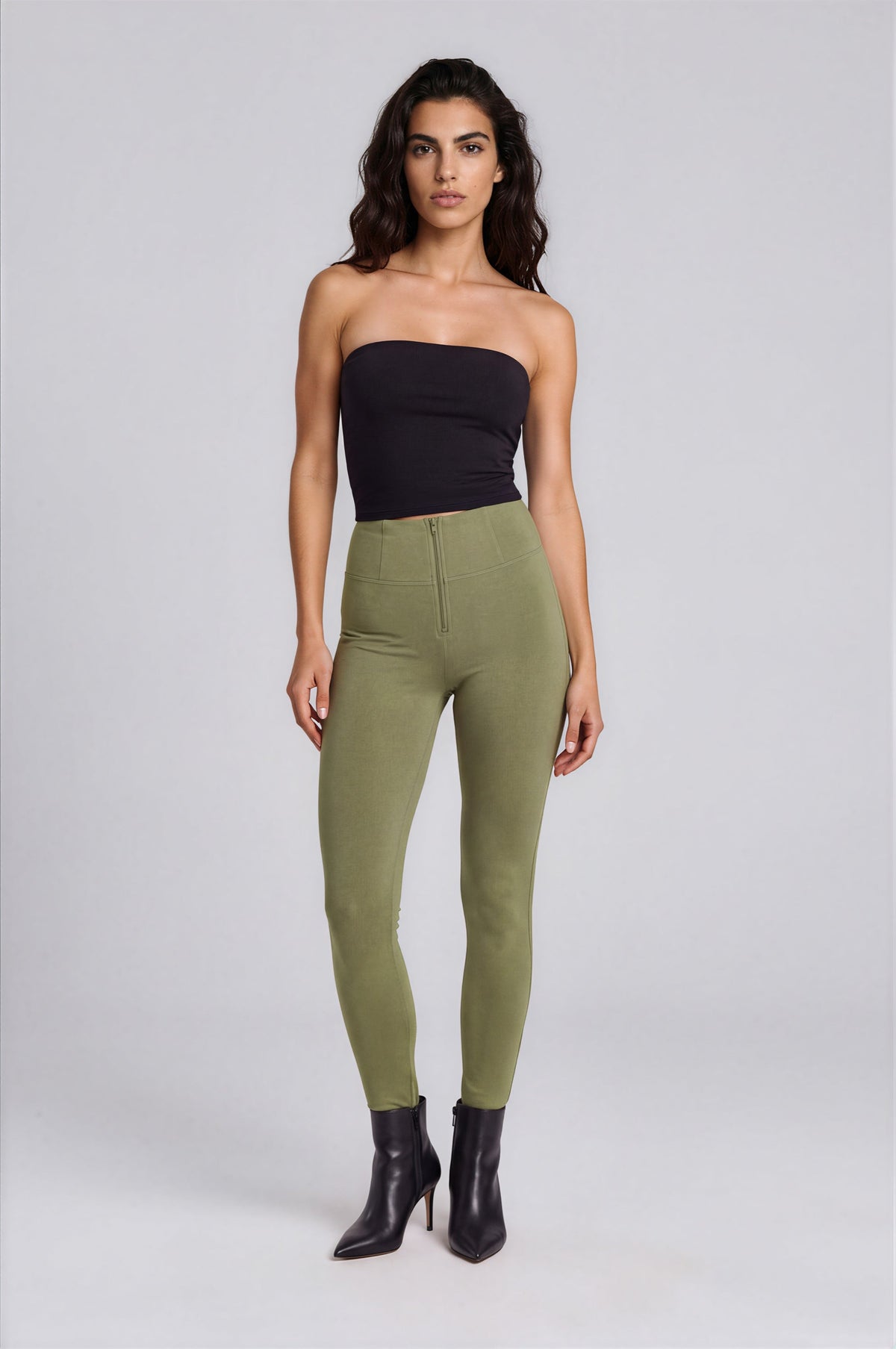 WR.UP Push-Up High Waist Skinny Pants - Four Leaf Clover Green