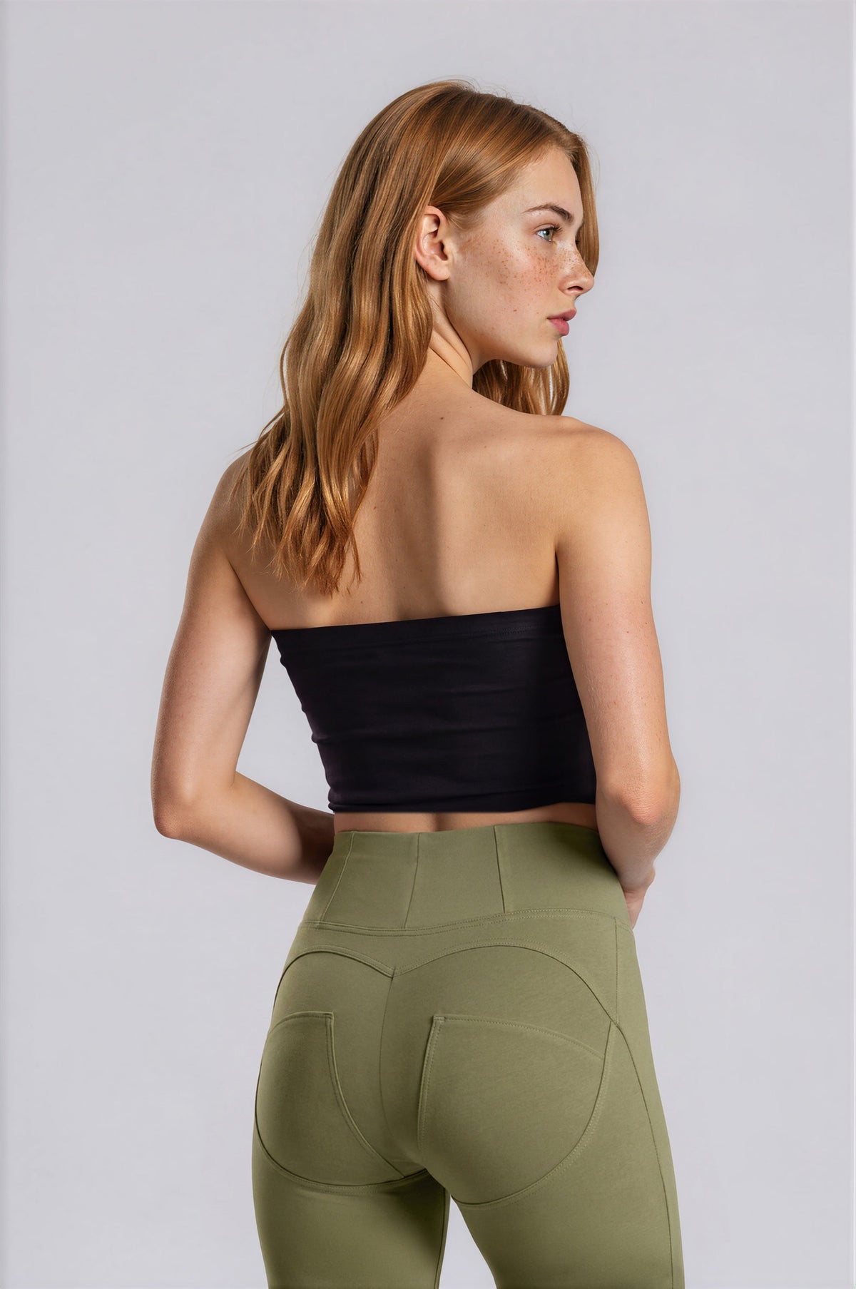 WR.UP Push-Up High Waist Skinny Pants - Four Leaf Clover Green