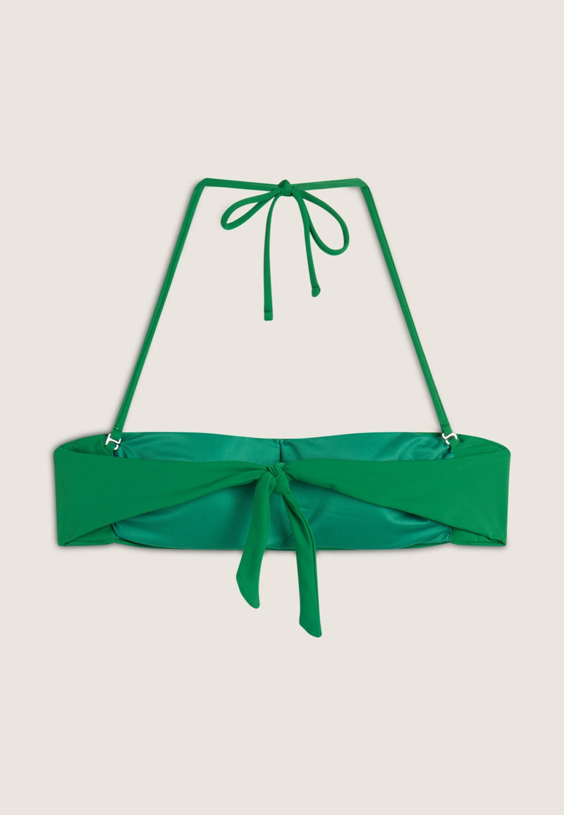Bandeau-Bikinioberteil mit Freddy Logo - GREEN