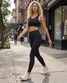 Seamless Push-Up High Waist Skinny Leggings - Black