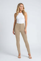 WR.UP Push-Up High Waist Skinny Pants - Warm Sand Beige