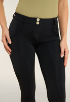 WR.UP Push-Up Regular Waist Skinny Brushed Jersey Pant - Black