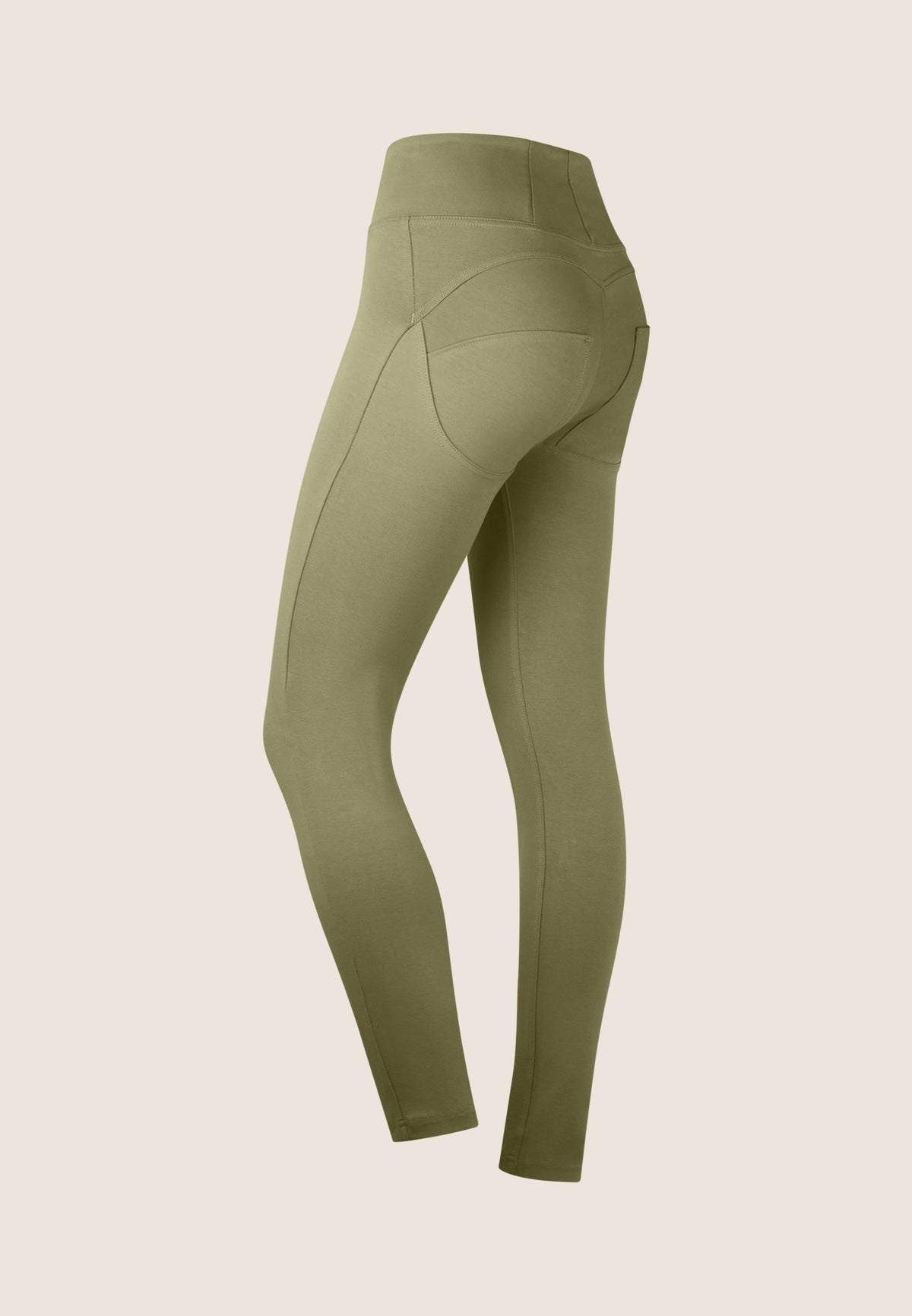 WR.UP Push-Up High Waist Skinny Pants - Four Leaf Clover Green