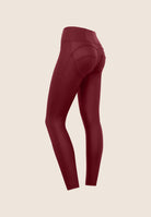 WR.UP Push-Up High Waist Skinny Vegan Leather Pant - Cabernet Red