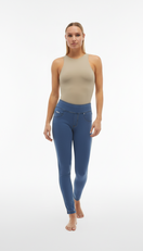 N.O.W. Yoga Mid Waist Skinny Denim Jeans - Denim Light Blue - Blue Seam